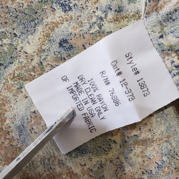 Dorothy Schoelen Platinum Jacket Small Silk Blend Vintage Abstract Art Blazer - Picture 3 of 10